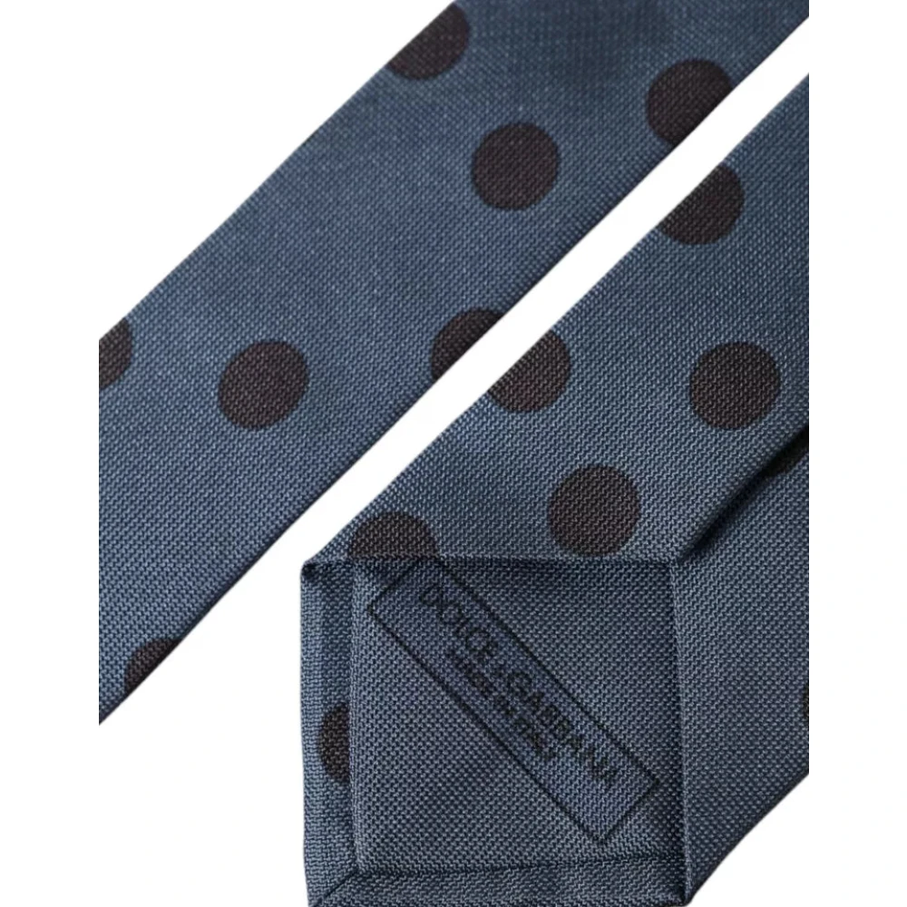 Dolce & Gabbana Polka Dot Zijden Heren Stropdas Multicolor Heren