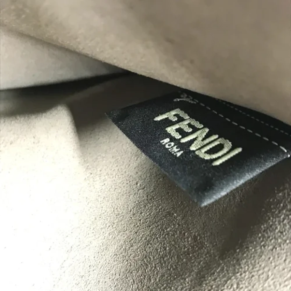 Fendi Vintage Pre-owned Leather clutches Brown Dames