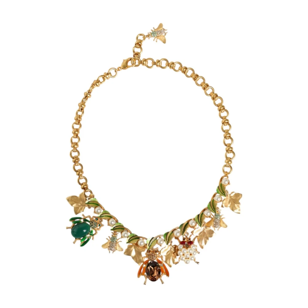 Dolce & Gabbana Women's Gold Insect Statement Necklace