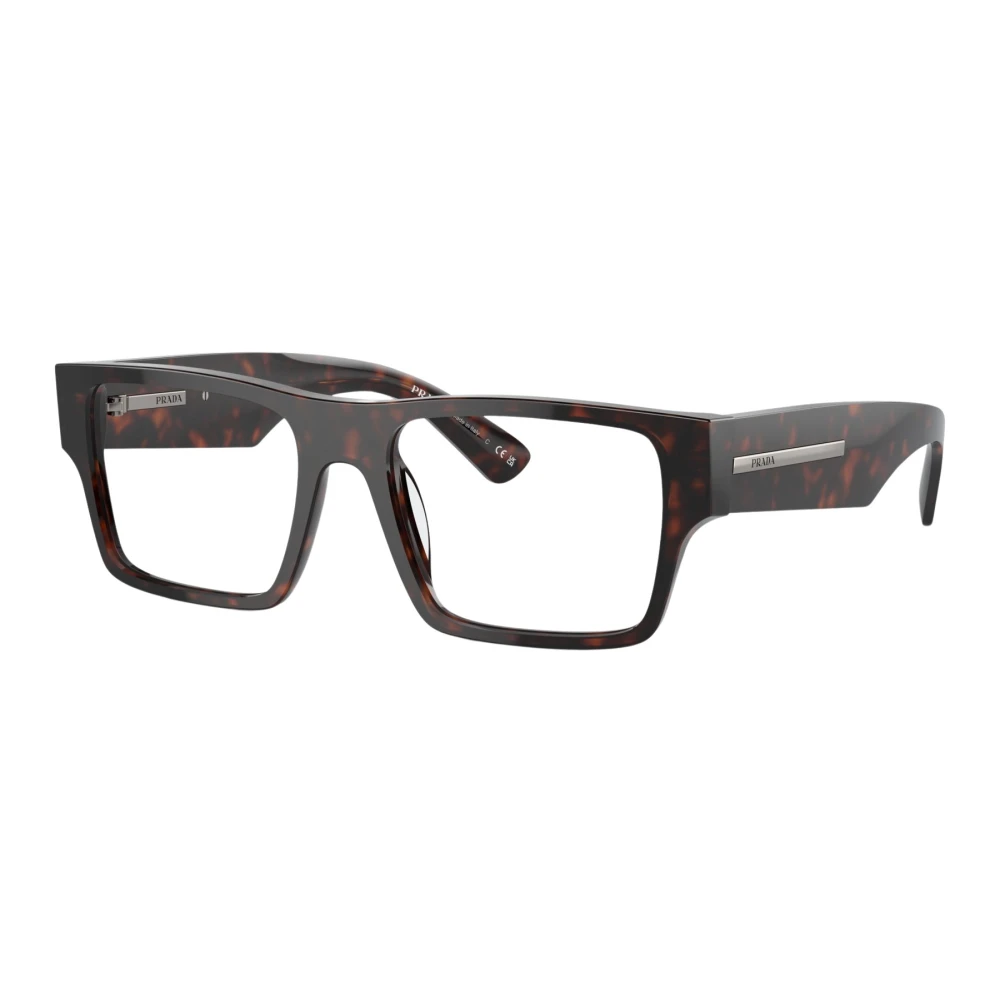Prada Unisex Brown Glasses,, Eyewear Frames Medium