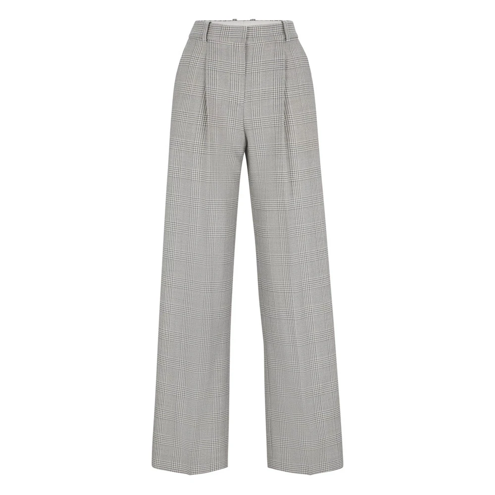 Hugo Boss Prince of Wales Broek Gray Dames