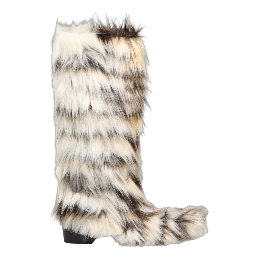 Dolce & Gabbana Men's Multicolor Winter Boots, 10 Uk, Knee High Boots