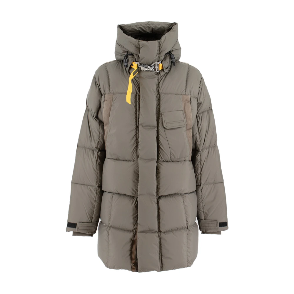 Parajumpers Homme Gris Manteaux, Taille: Xl Parka En Duvet Déperlante Avec Poches