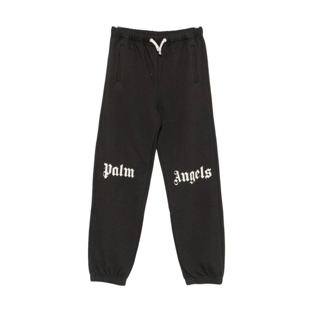 Palm Angels Girls Black Classic Logo Joggers - Size 4 Years Kids - Image 2