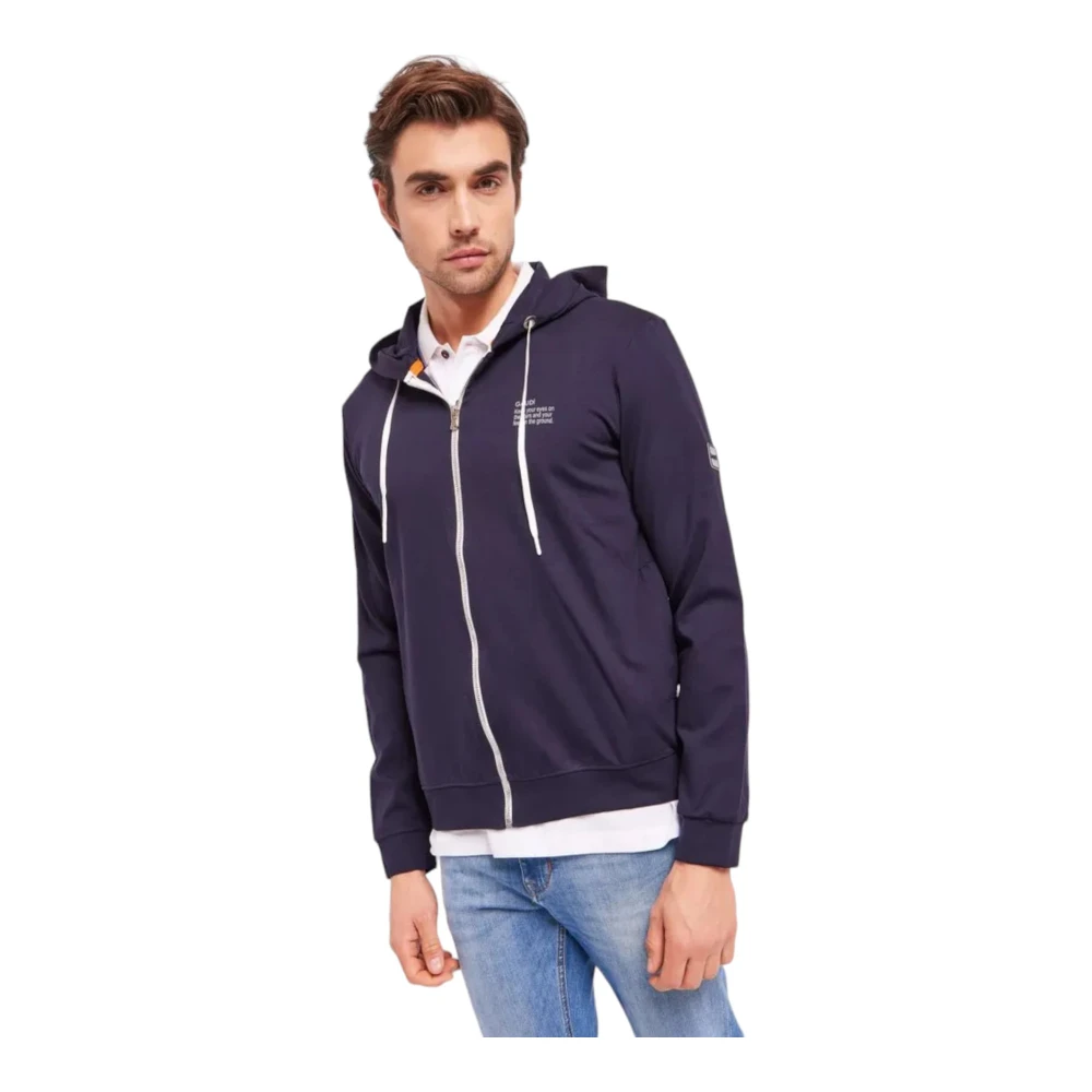 Gaudi Zip Hoodie Blue Heren