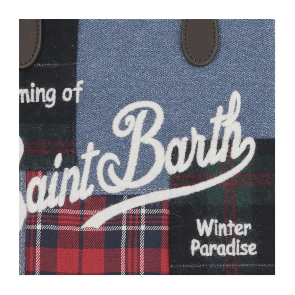 MC2 Saint Barth Schoudertas met Patchwork Patroon Multicolor Dames