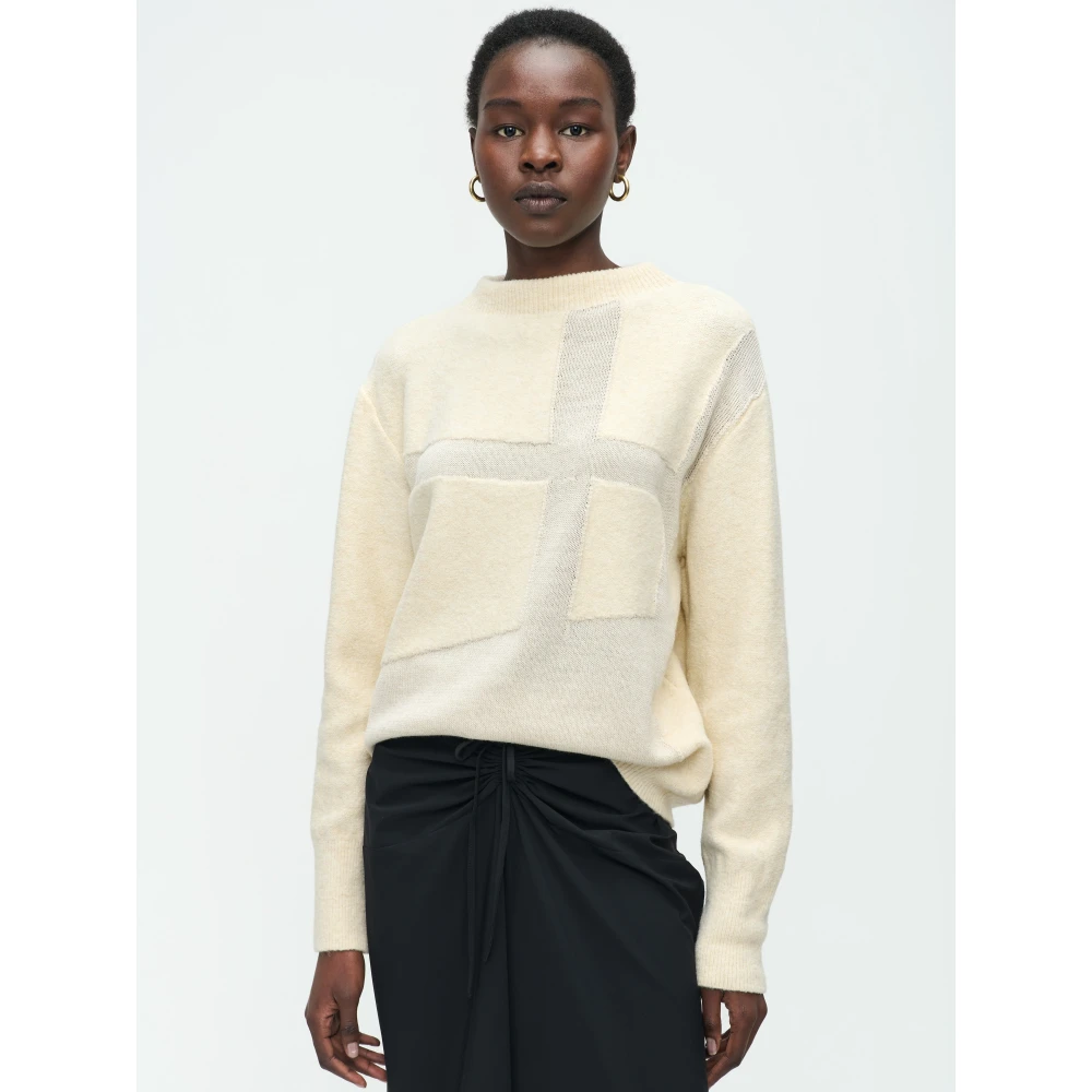 Jane Lushka Elpida Pullover Beige Dames
