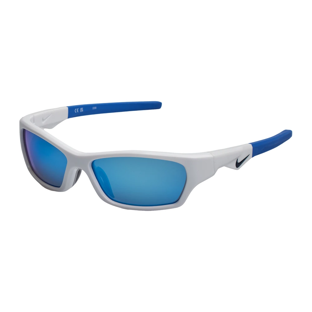 Nike Unisex White Sunglasses, One Size, Sporty Wraparound Sunglasses Jolt M