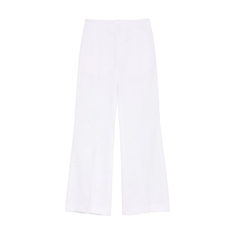 Dondup Women's White Wide Trousers