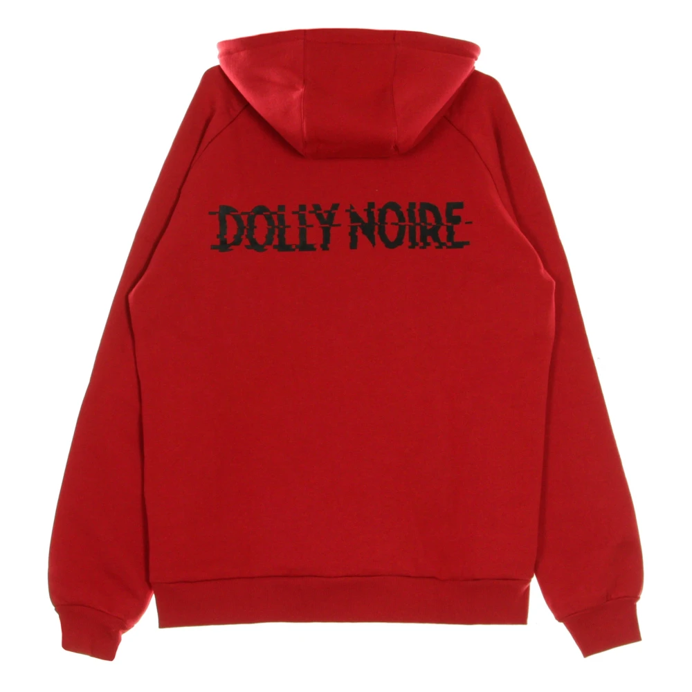 Dolly Noire Hexagon Flame Hoodie voor Mannen Red Heren