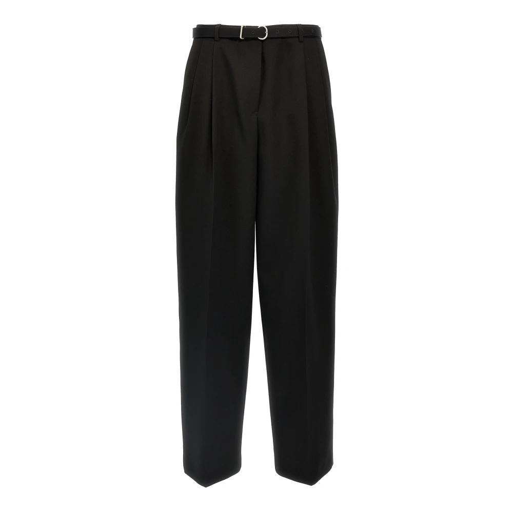 Jil Sander Svart Wool Tailored Trousers