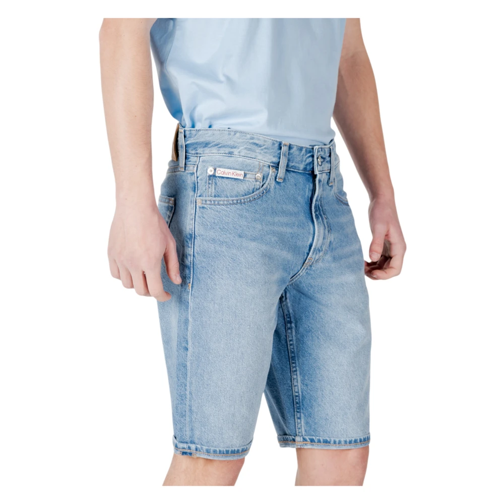 Calvin Klein Jeans Heren Bermuda Shorts Collectie Blue Heren