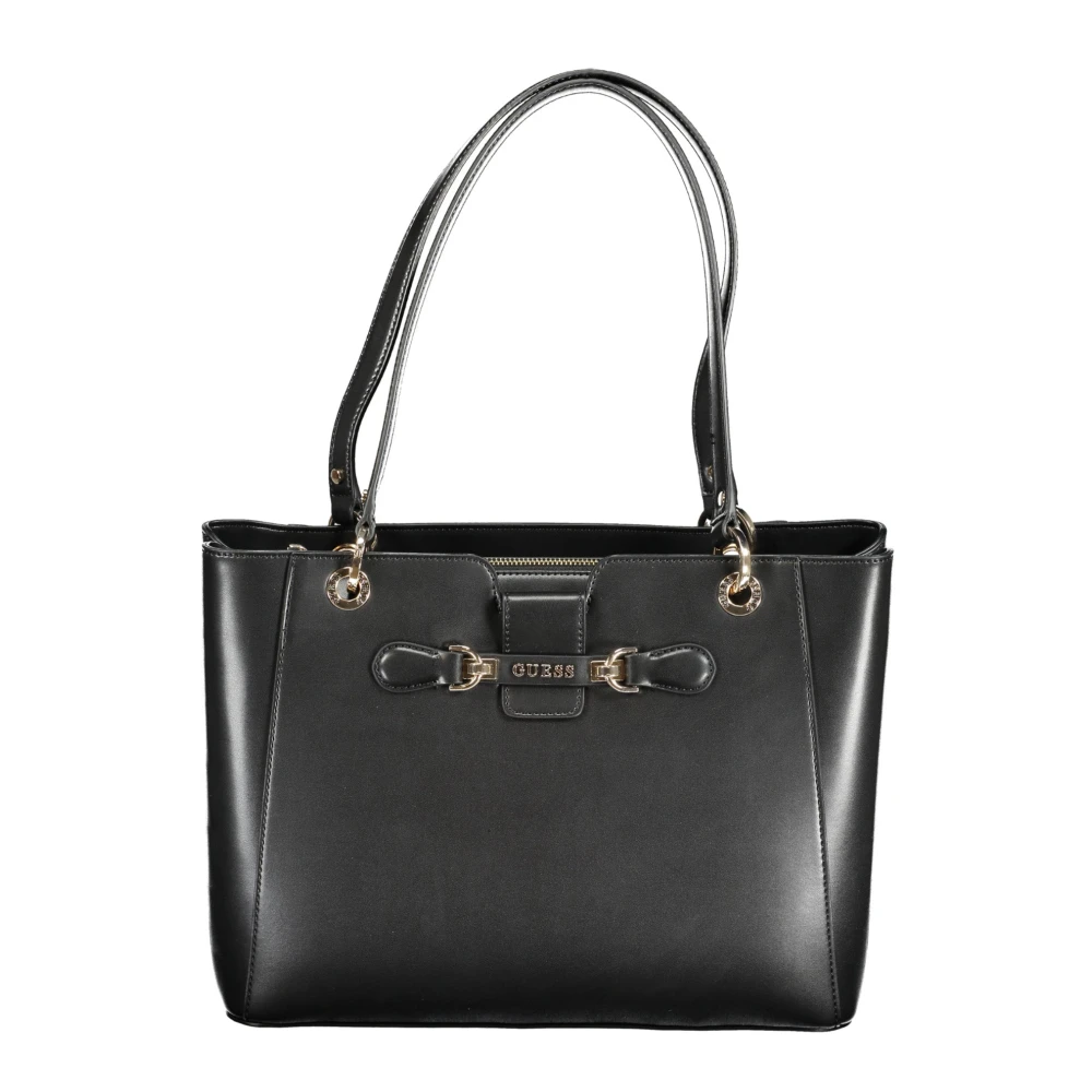 Guess Zwarte dameshandtas met schouderbanden Black Dames
