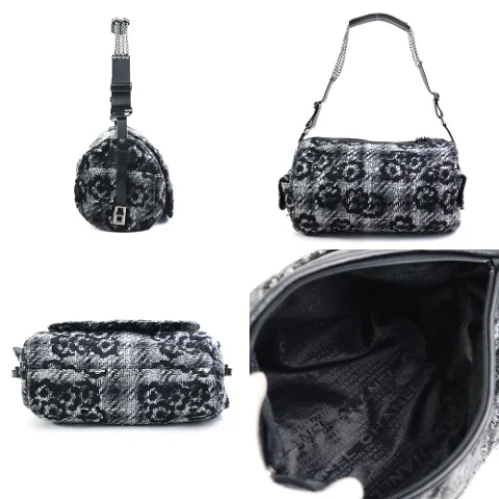 Chanel Vintage Pre-owned Fabric shoulder-bags White Dames