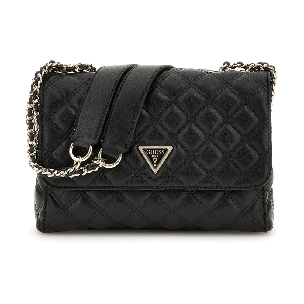 Guess Women's Black Shoulder Bags, One Size, Cruise Vibe Top Zip Shoulder Bag
