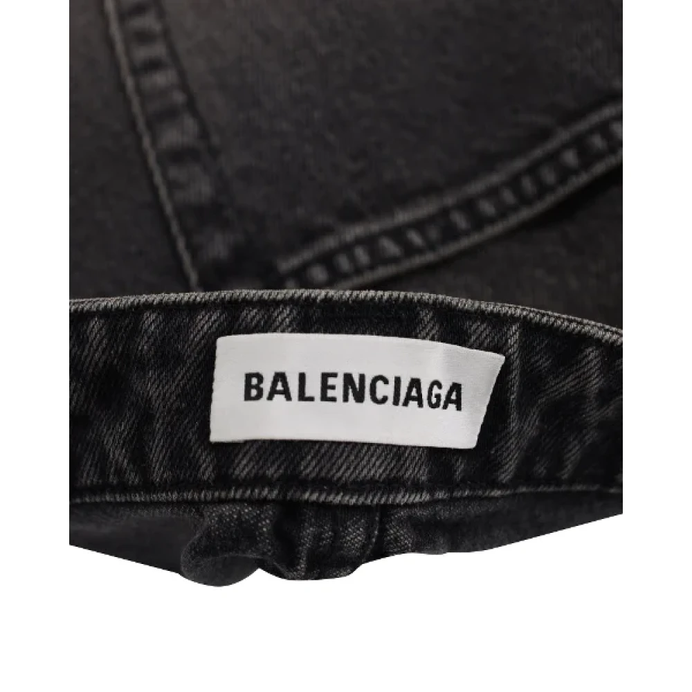 Balenciaga Vintage Pre-owned Cotton bottoms Gray Dames
