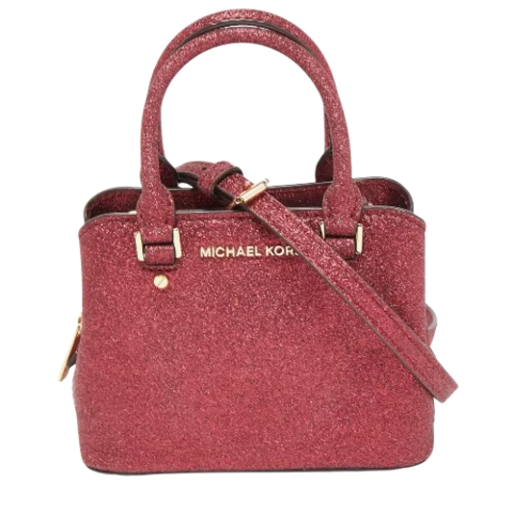 Michael Kors Pre-owned Fabric handbags Red Dames