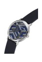 blauw-en-zilverkleurig-horloge-met-relief