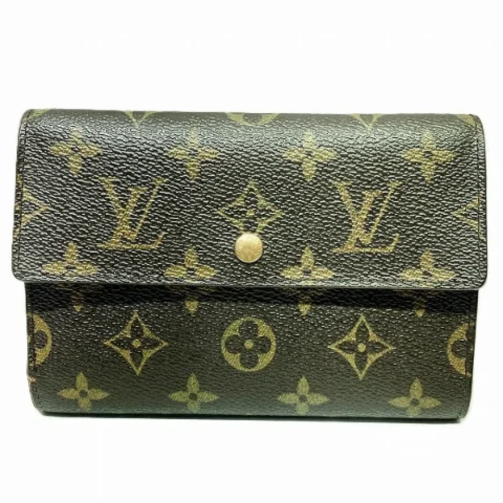 Louis Vuitton Vintage Pre-owned Canvas wallets Brown Dames