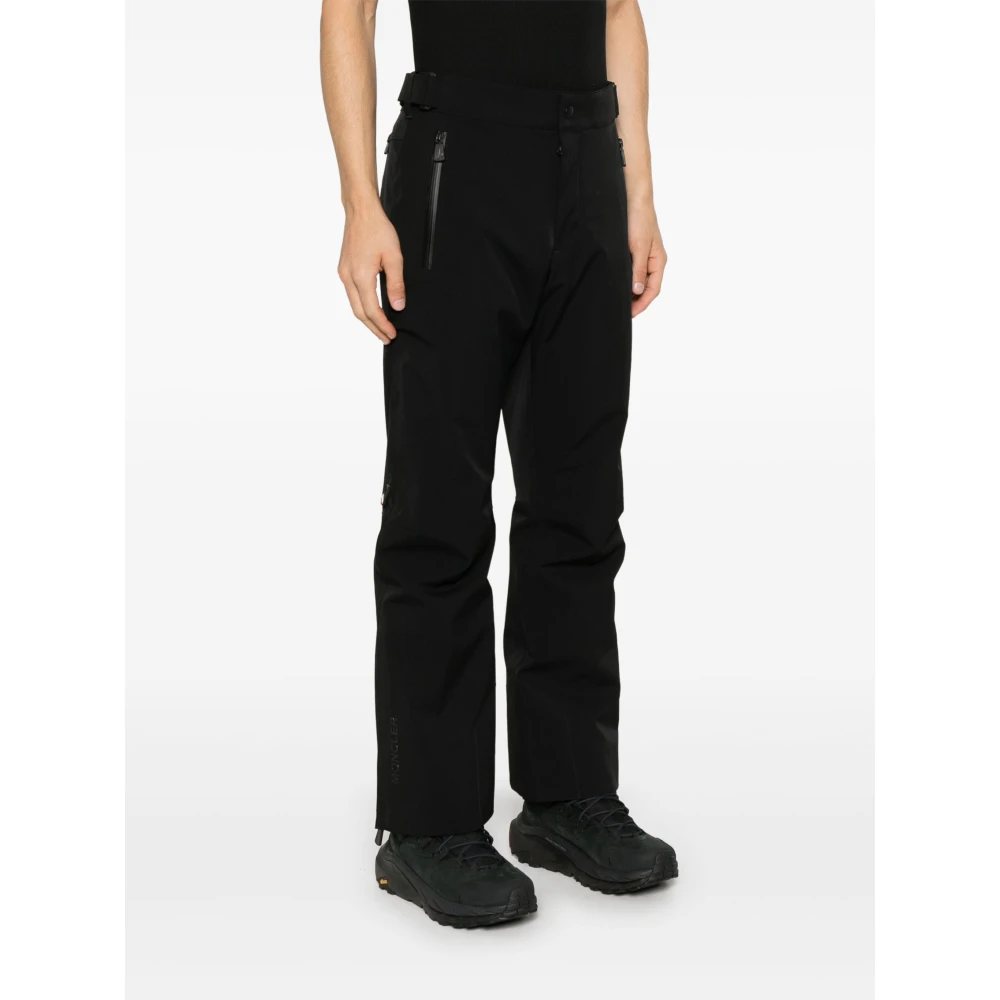 Moncler Zwarte alpine skibroek Black Heren