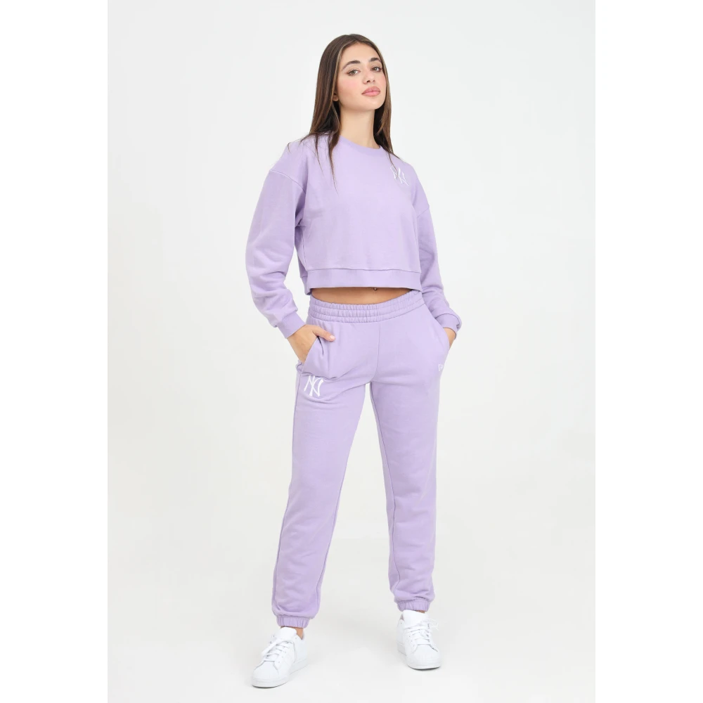new era MLB League Essential Sportieve Broek Lila Purple Dames