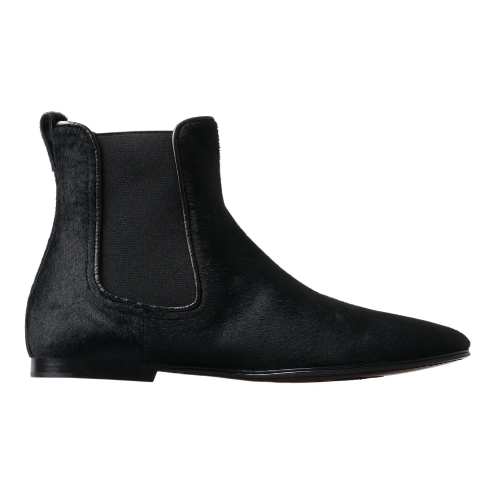 Dolce & Gabbana Men's Black Elite Italian Leather Chelsea Boots