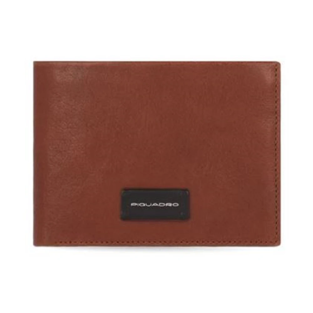 Piquadro Men's Brown Harper Wallet - Wallets & Cardholders - One Size - Accessories