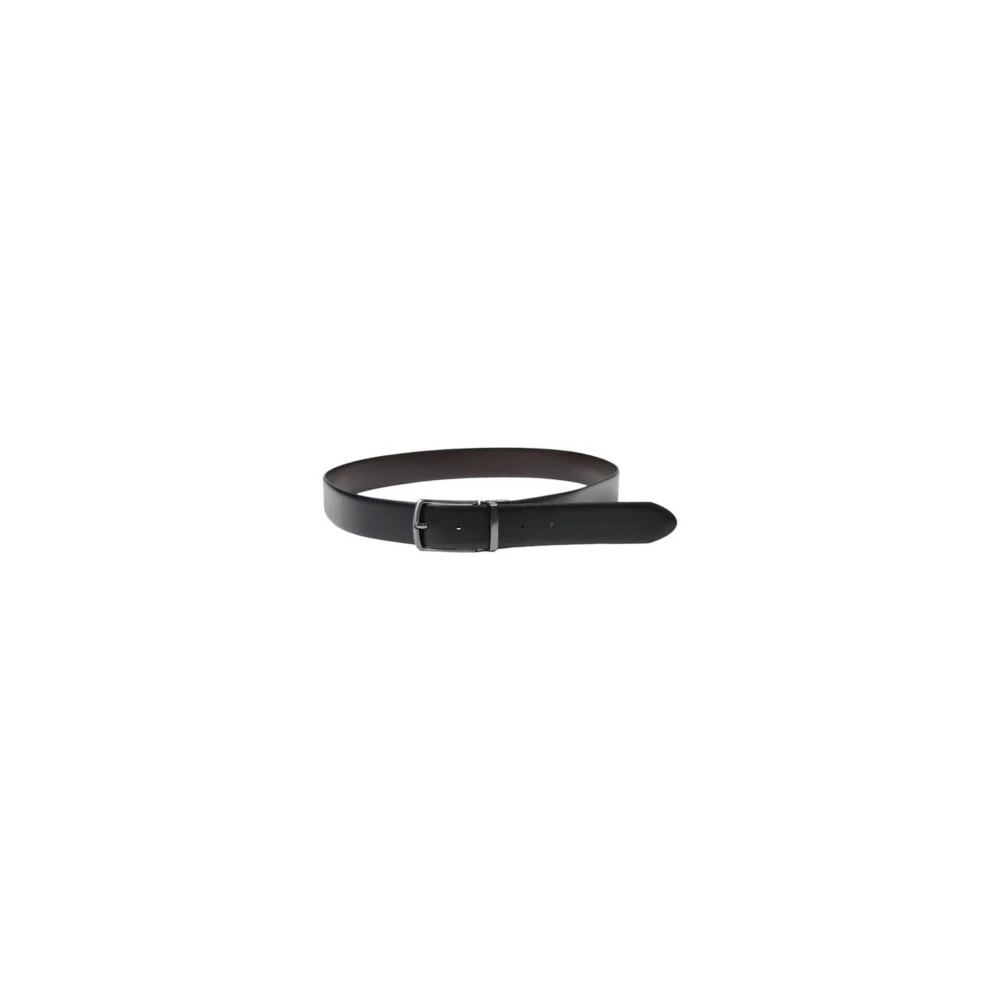 Guess Klassieke Bruin Leren Riem Brown Heren