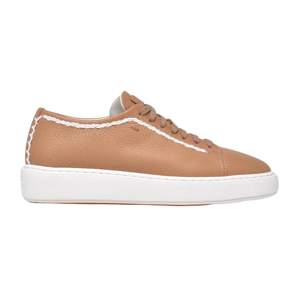 Santoni Sneaker Martellata Dames Schoenen Bruin