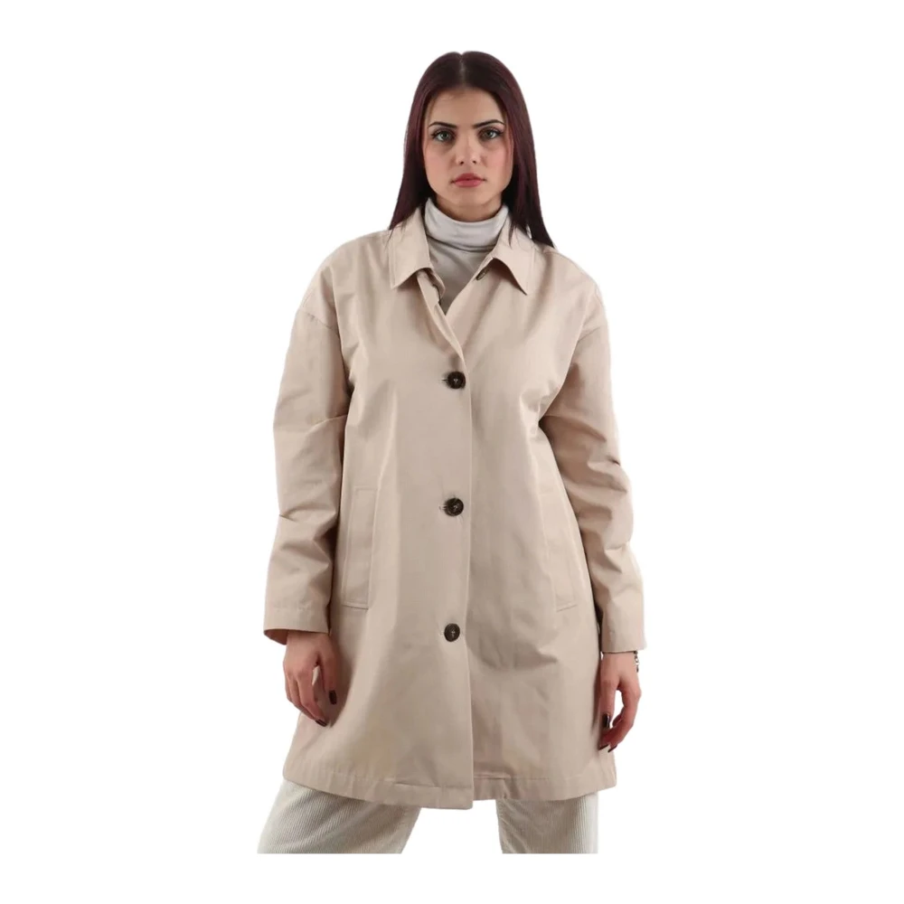 Emme Di Marella Women's Beige Waterproof Jacket Montparnasse-007