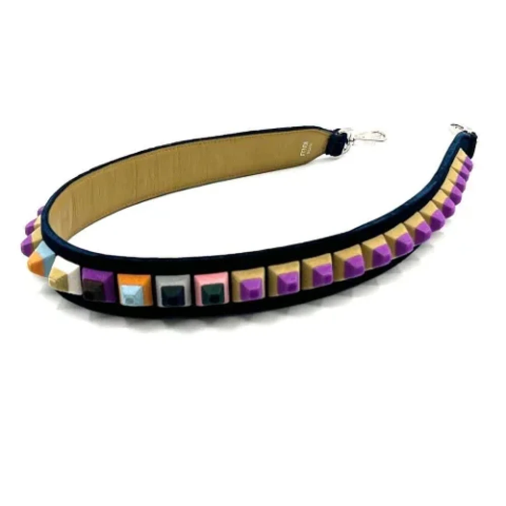 Fendi Vintage Pre-owned Leather home-office Multicolor Dames