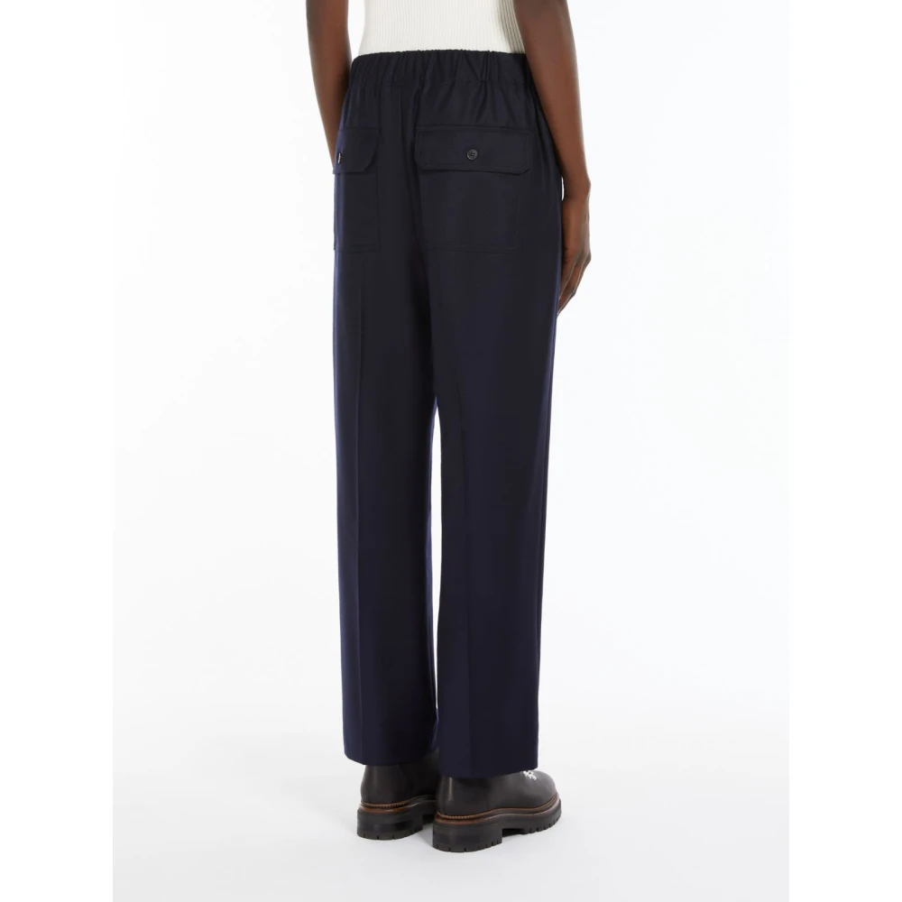 Max Mara Weekend Broek Hateley Stijl Blue Dames