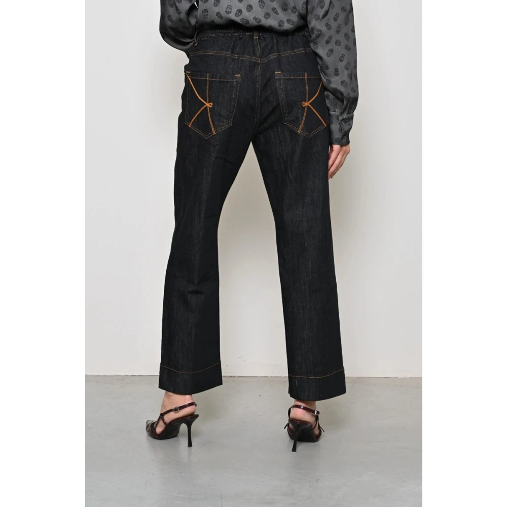 Kaos Slim Straight Fit Nicole Jeans Blue Dames