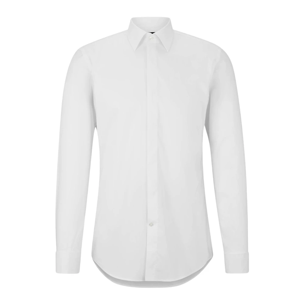 Hugo Men's White Formal Shirts, 3XL, Slim Fit Formal Shirt