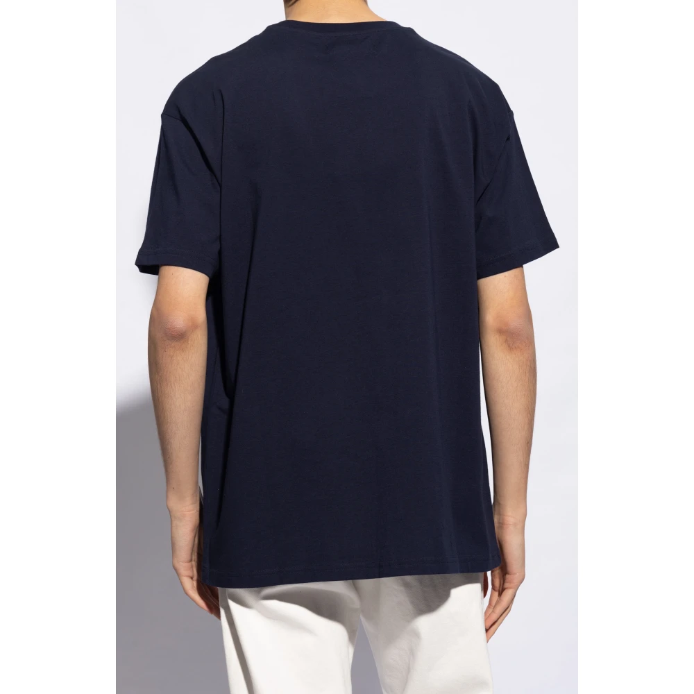 Vivienne Westwood T-shirt met logo Blue Heren