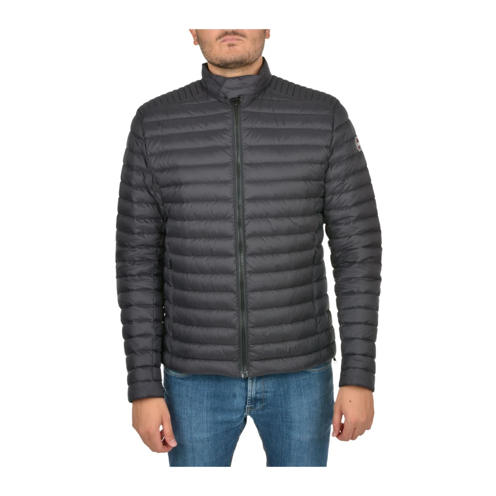 Colmar Zwarte Biker Stijl Lichtgewicht Donsjas Black Heren