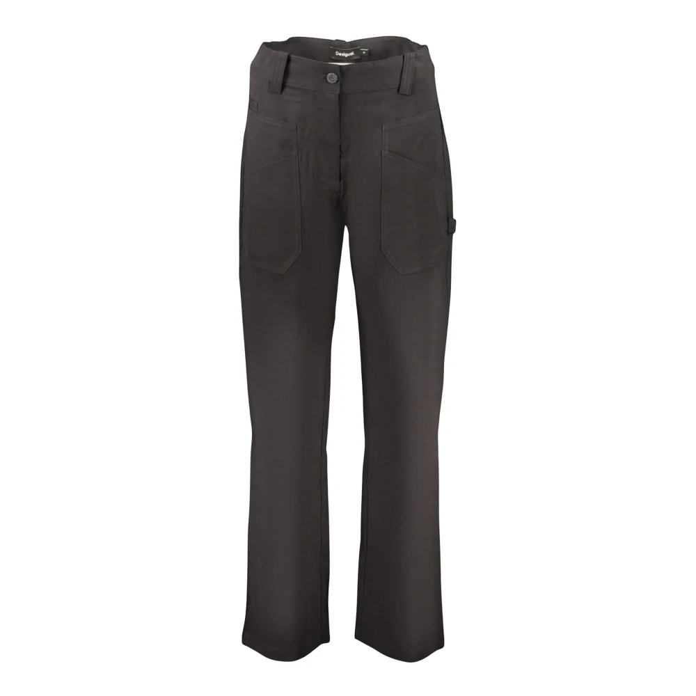 Desigual , Wide Trousers, Female, Black, Xs, Pant Trey
