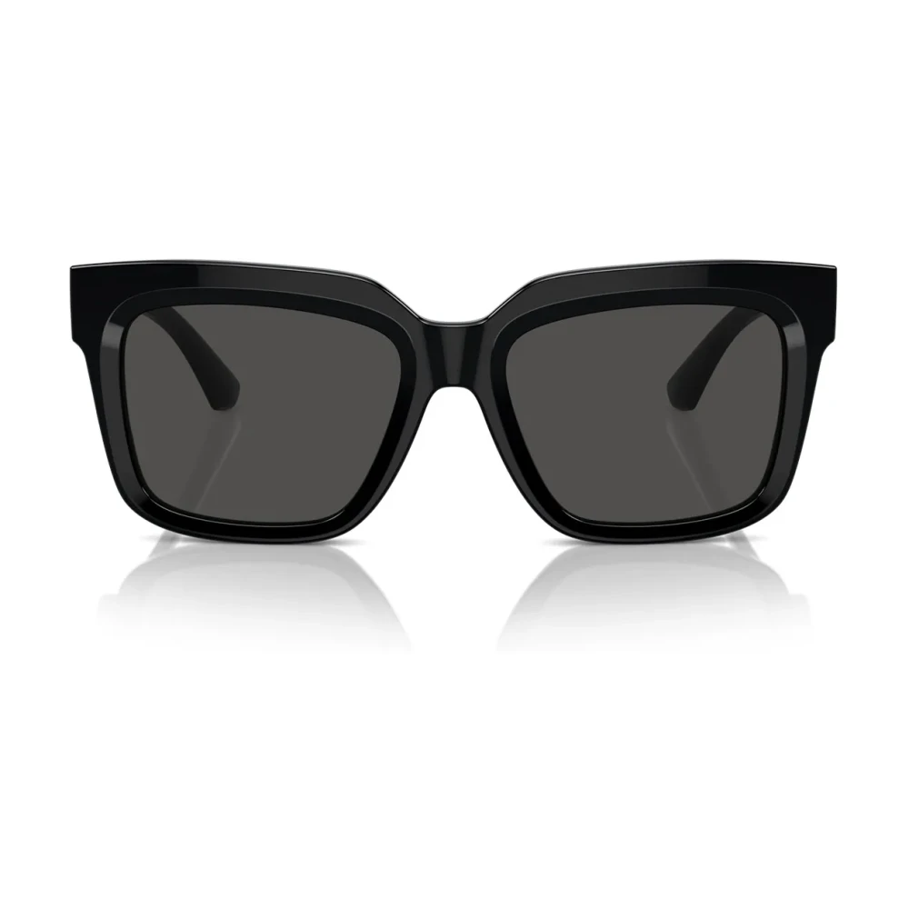 Burberry Unisex Dark/Grey Square Sunglasses With Lenses