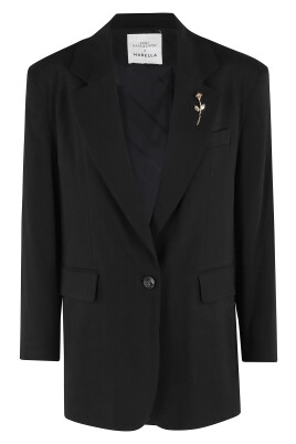 black-linen-blend-oversized-blazer