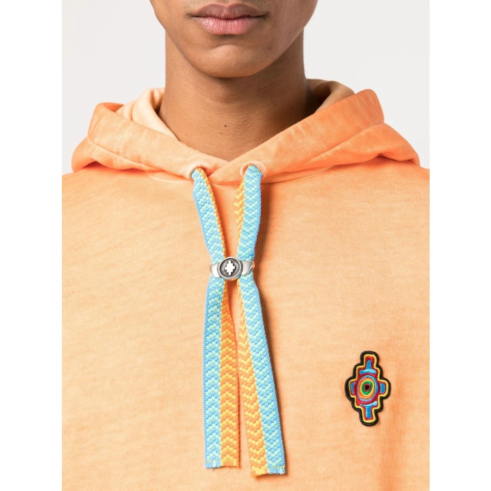 Marcelo Burlon Hoodies Orange Heren