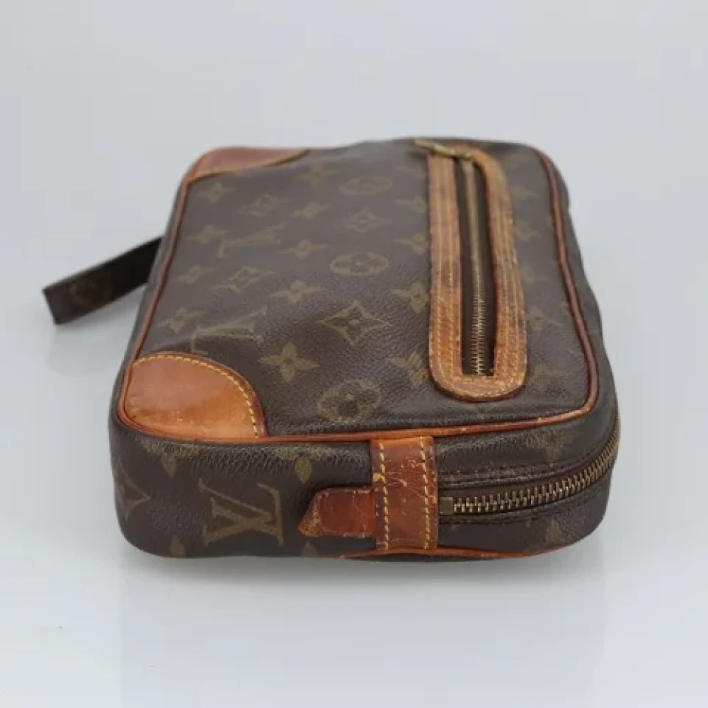Louis Vuitton Vintage Pre-owned Canvas clutches Brown Dames