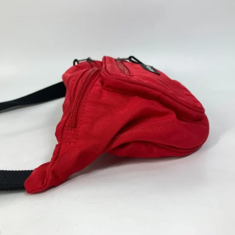 Balenciaga Vintage Pre-owned Fabric balenciaga-bags Red Heren
