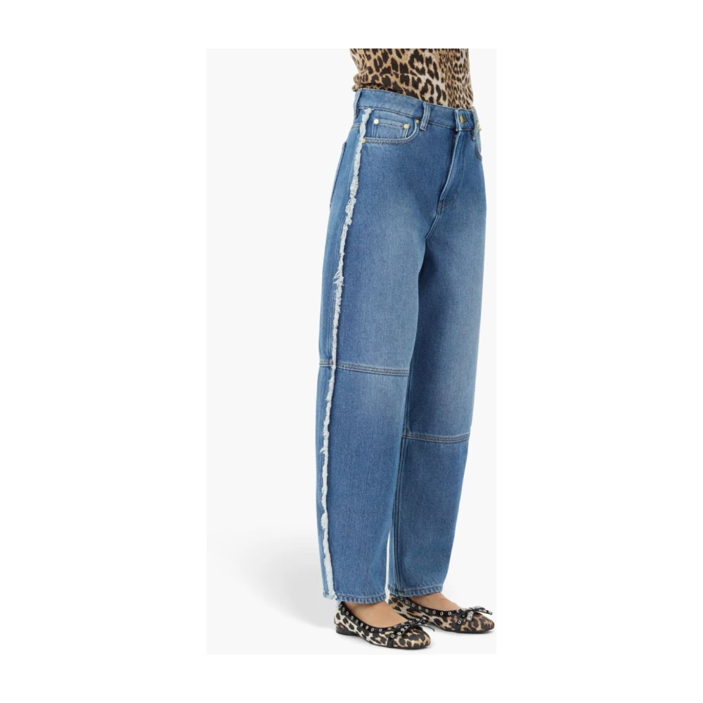 Ganni Blauwe Jeans Damesmode Blue Dames