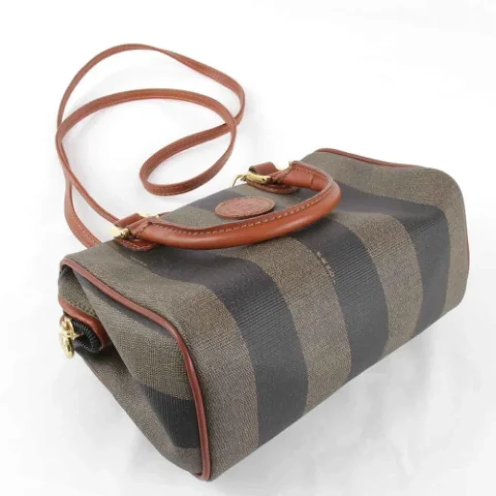 Fendi Vintage Pre-owned Canvas fendi-bags Brown Dames