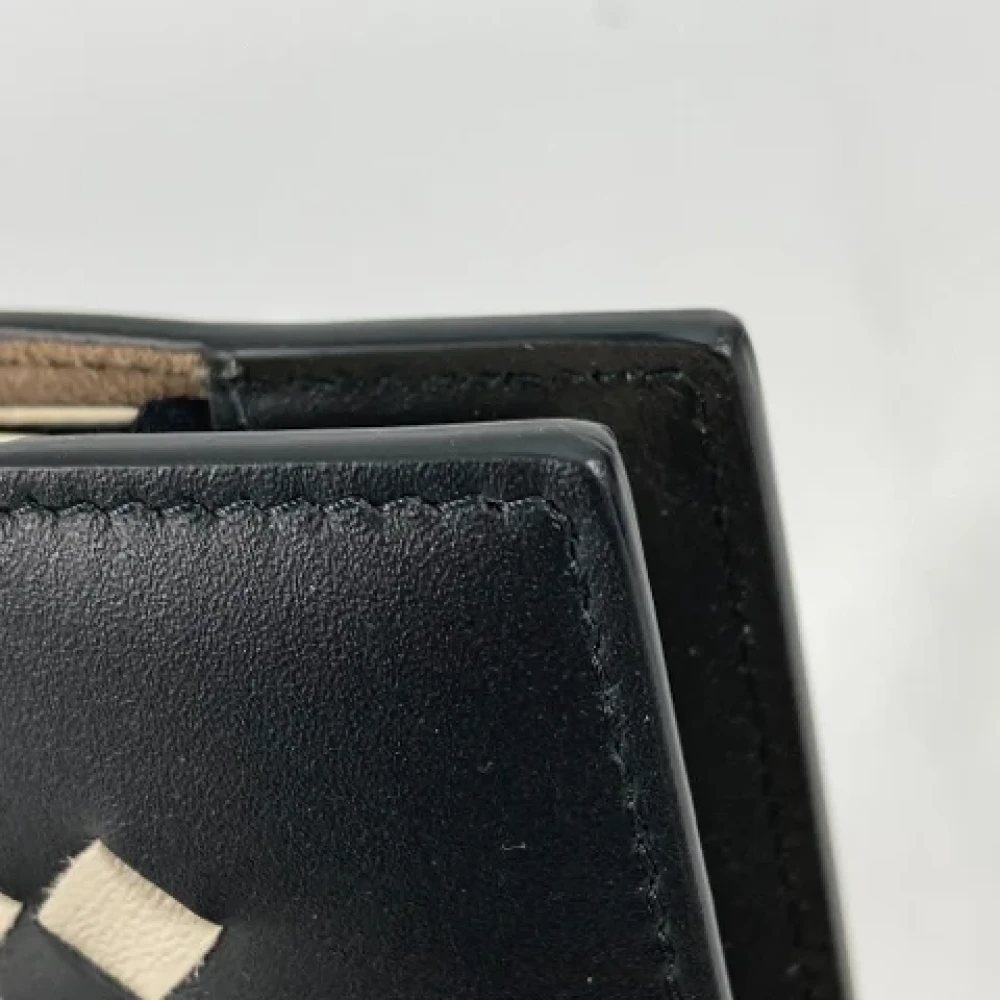 Bottega Veneta Vintage Pre-owned Leather wallets Black Dames
