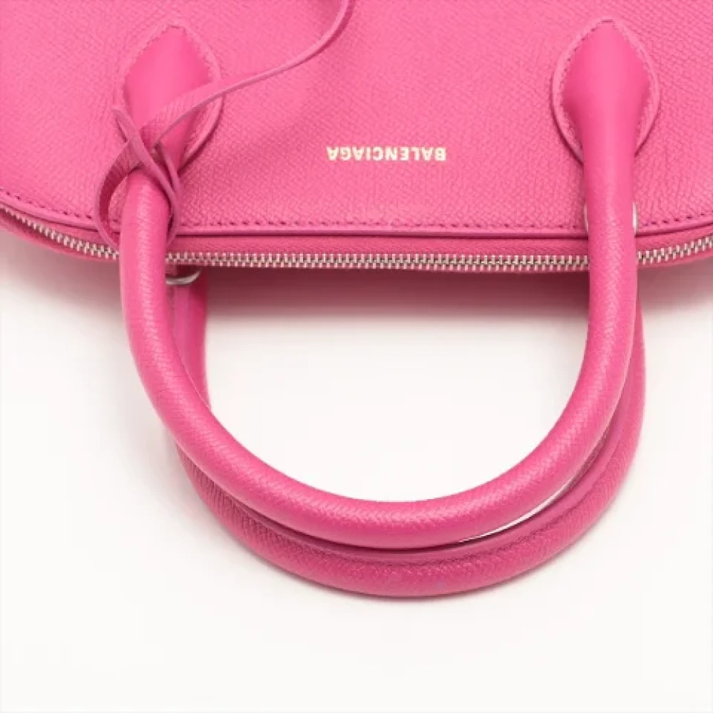 Balenciaga Vintage Pre-owned Leather handbags Pink Dames