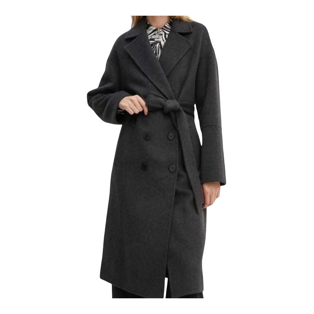 Silvian Heach Lange Jas voor Vrouwen Gray Dames