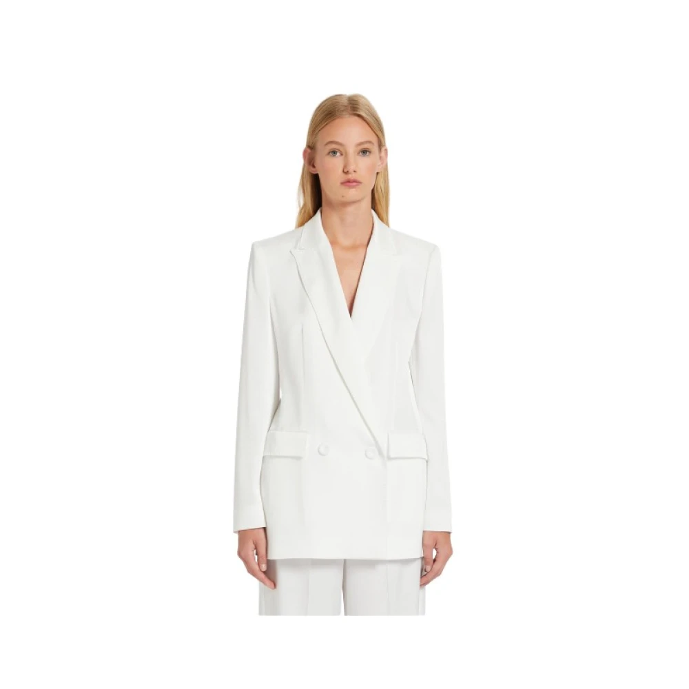 Marella Stijlvolle Jas voor Vrouwen White Dames