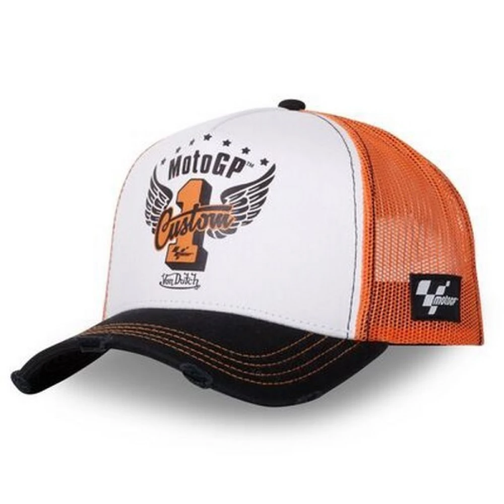 Von Dutch Oranje Moto Gp20 Trucker Cap Multicolor Heren