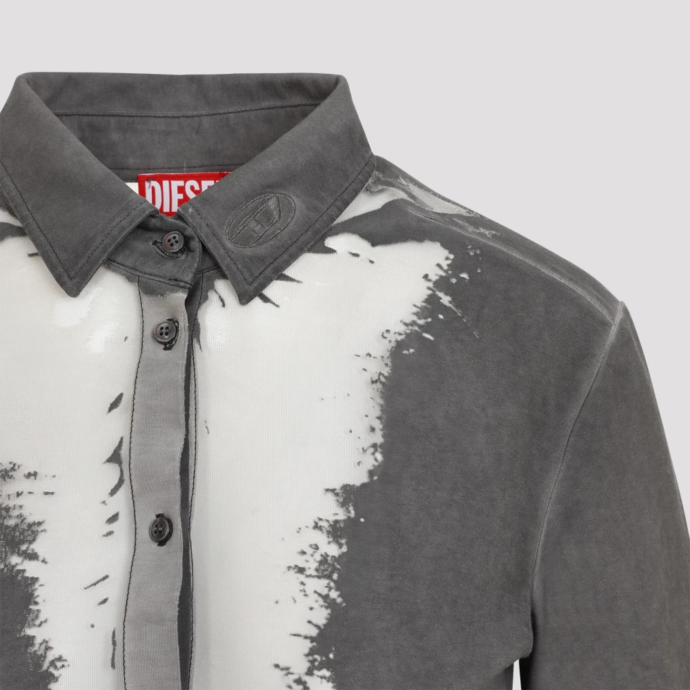 Diesel Grijze Jurk Aw24 Stijlvol Gray Dames